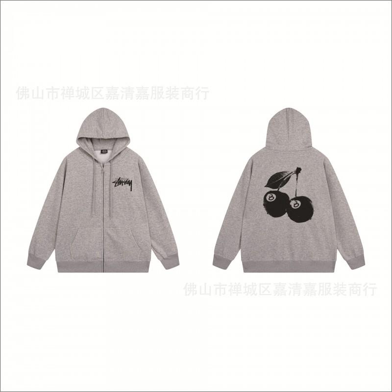 Mens Oversized Zip-Up Hooded Sweatshirt Casual Streetwear Cotton Pullover Fall