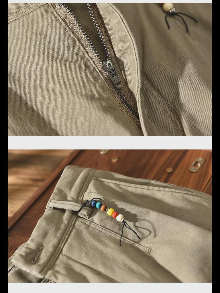 Z338 Herren Baumwolle Samtgefütterte Lässige Overalls - Herbst/Winter Kollektion