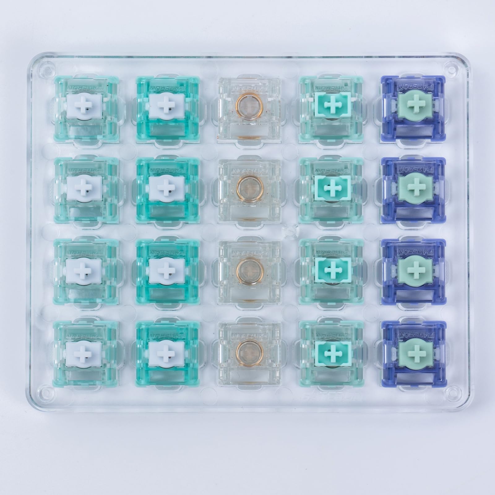 

GATERON Magnetic Keyboard Switch Tester Magnetic Jade Max Pro Genty Gaming Switch for Magnetic Gaming Keyboards (20 Pieces)