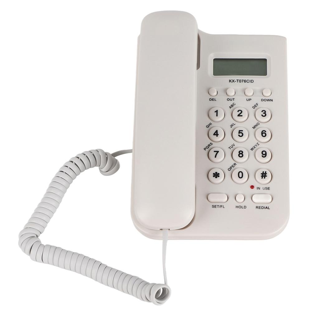 Home Hotel Wired Desktop Wall Phone Office Landline Telephone