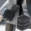 Black Motorcycle Stand Pad Kickstand Rubber Support Plate Outdoor Parking Motorbike Foot Side Stand Base Kickstand Holder Pad