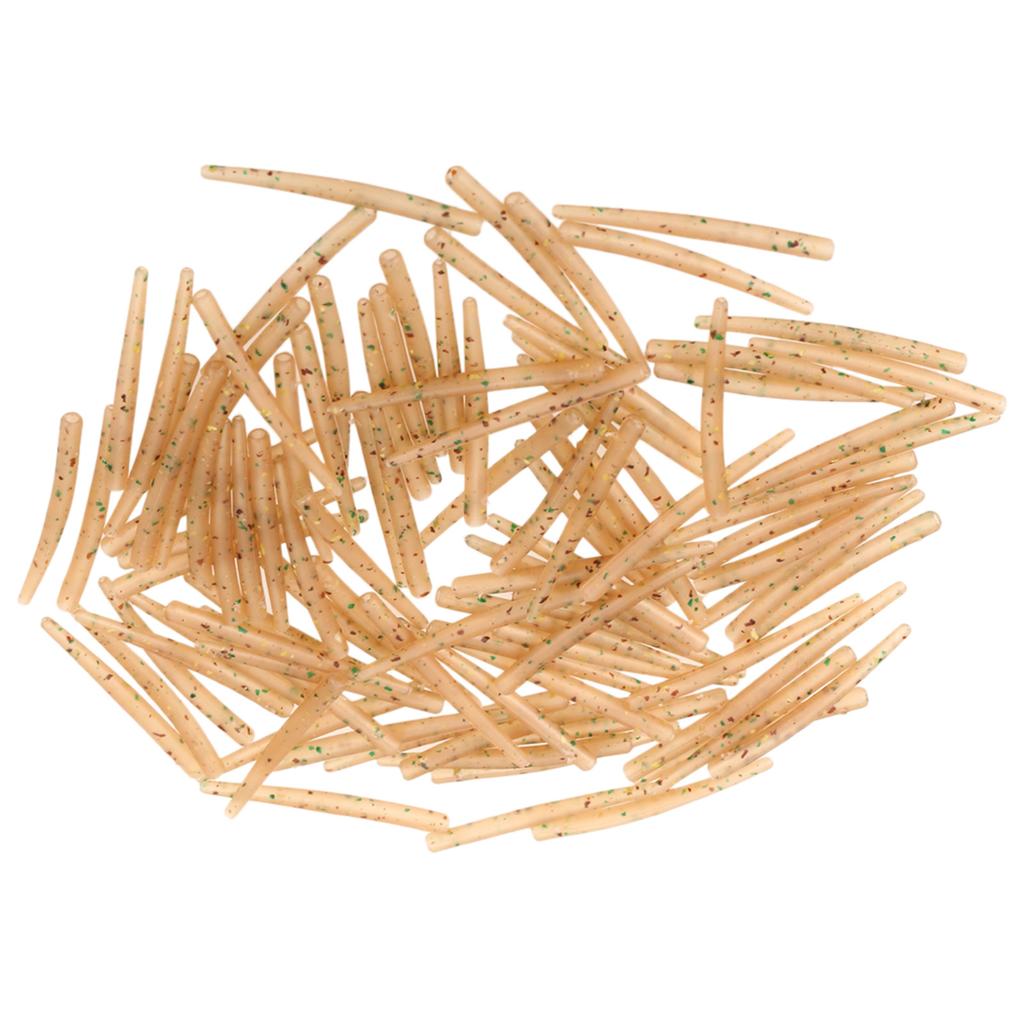 50pcs 54mm Anti Tangle Rubber Sleeves Connect with Fishing Hook Carp Coarse Fishing Accessories