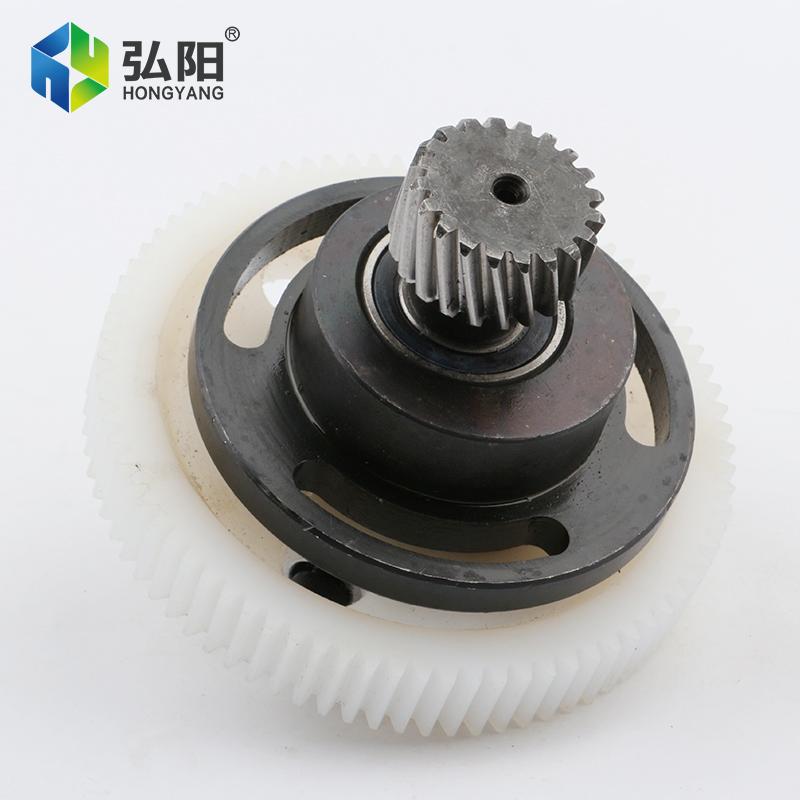 CNC Machine Tool Nylon Eccentric 80 Teeth 100 Teeth Gear Nylon Wheel Straight Tooth Eccentric Rack Tooth Shaft Synchronous Wheel