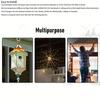 Rust-proof Multi-functional S-shaped Hooks with Safety Latch Design Expansion Tube + Hook Suitable for Holiday Outdoor Lights