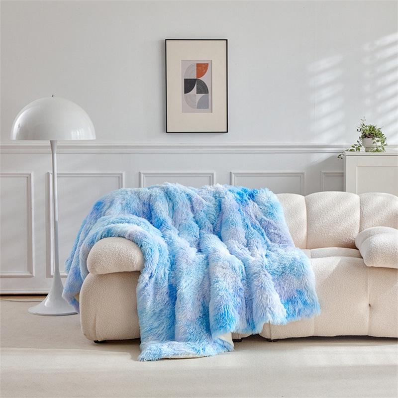 Manta de Terciopelo de Felpa de Doble Capa para Niños Sofá o Cubierta de Edredón