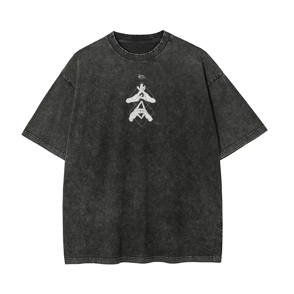Mahito T Shirt Jujutsu Kaisen Men Acid Wash Self-Embodiment of Perfection Anime Streetwear Domain Expansion Vintage Tee