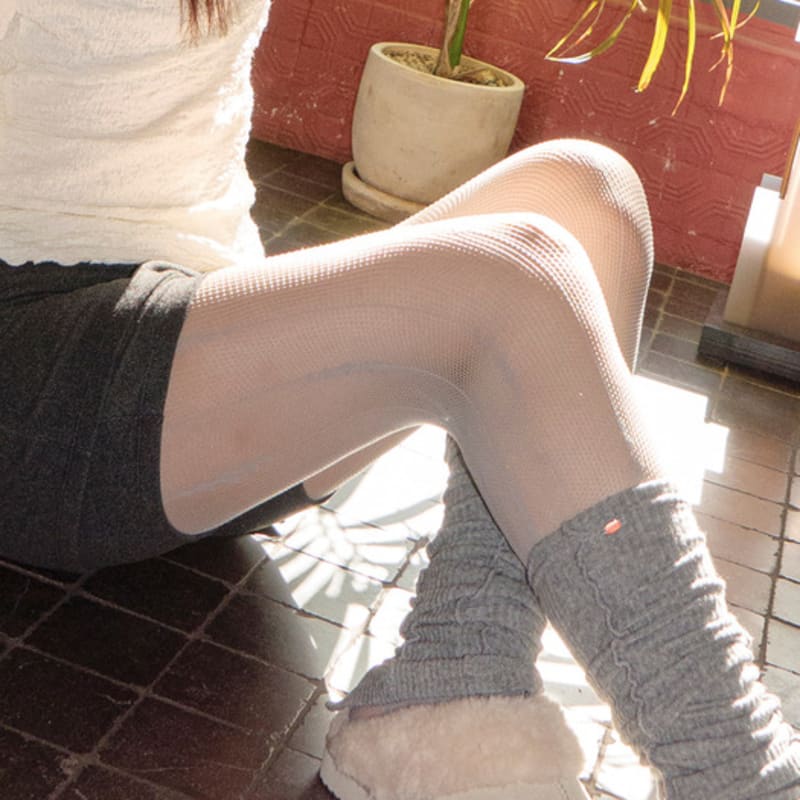 

LOTS YOU lotsyou_Вязаные гетры серые OS