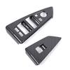 For BMW 6 Series E63 E64 2004-2009 ABS Carbon Fiber Car Door Window Lift Switch Button Frame Panel Trim Interior Car Accessories