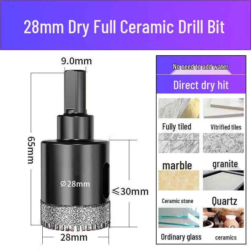 

28mm Serrated Ceramic Tile Drill Bit