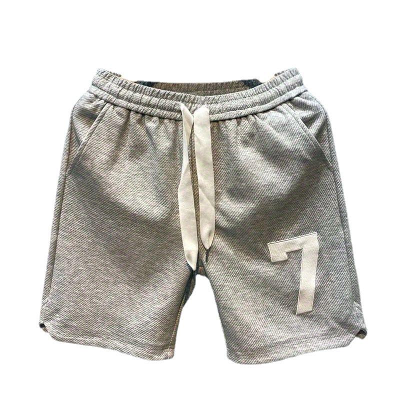 Men's Summer Embroidered Basketball Shorts - Loose, Trendy, All-Match Casual Sports Pants