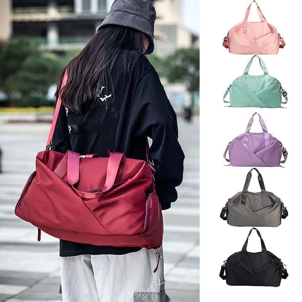

Waterproof Pillow Shape Luggage Handbag Large Capacity Travel Duffle Bag Sports