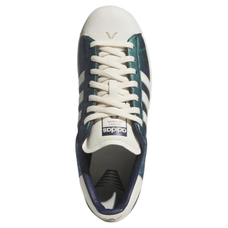 Adidas Originals x Anthony Edwards SUPERSTAR Skateboard Shoes Men's Green White KI6583