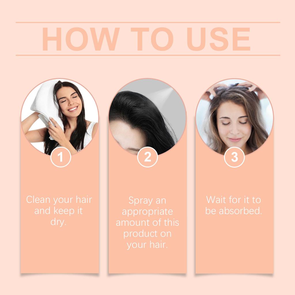 Moisturizing Spray for Color Treated Hair, Anti-Frizz Nourishing Care