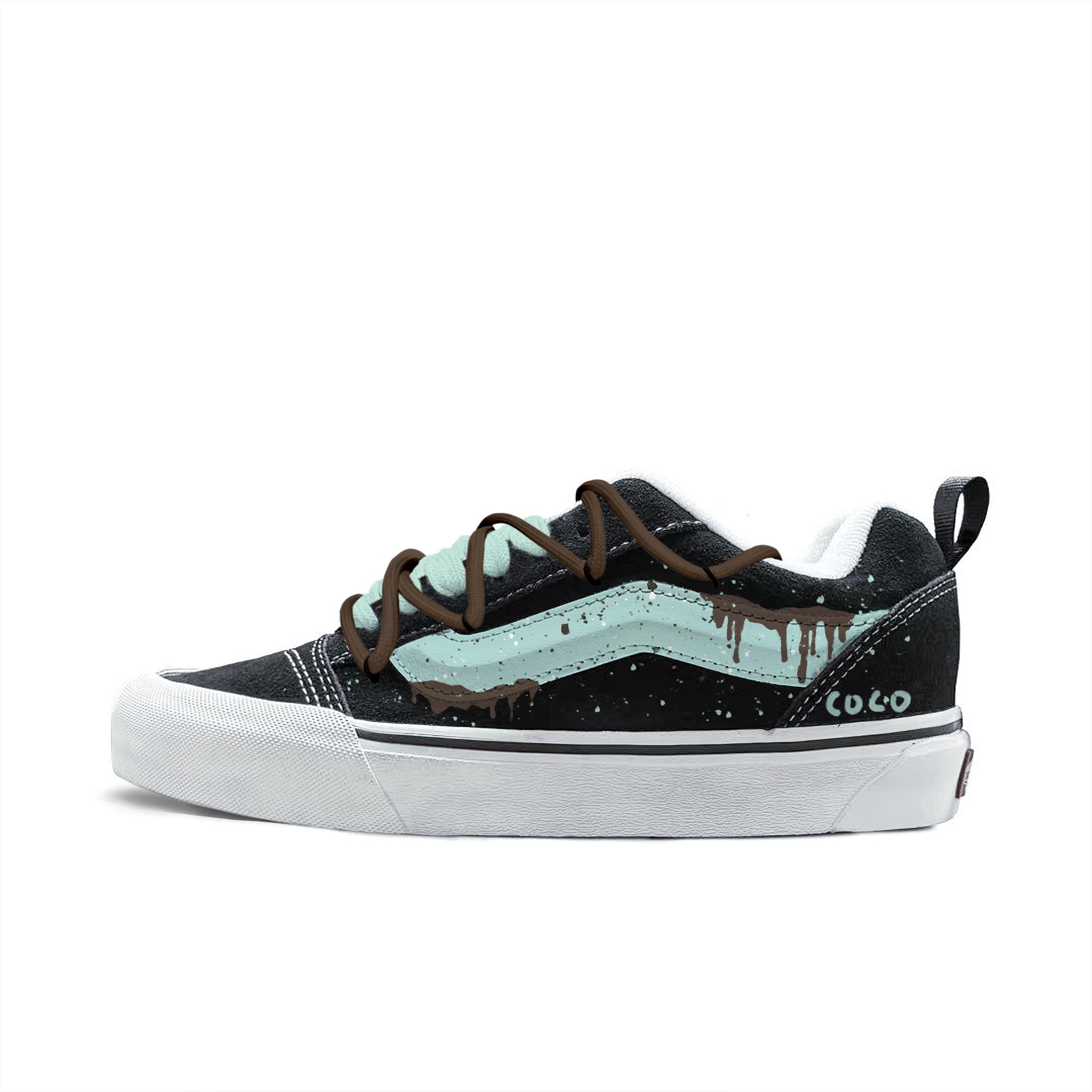 

Vans Knu Skool Abrasion Resistant Abrasion Resistant Low top Skateboard Shoes Unisex Green VN0009QC6BT1(Team613-) 35