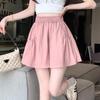Girls' Ice Silk Quick-Dry Versatile Pocket Skort - Stylish Slimming Summer Shorts