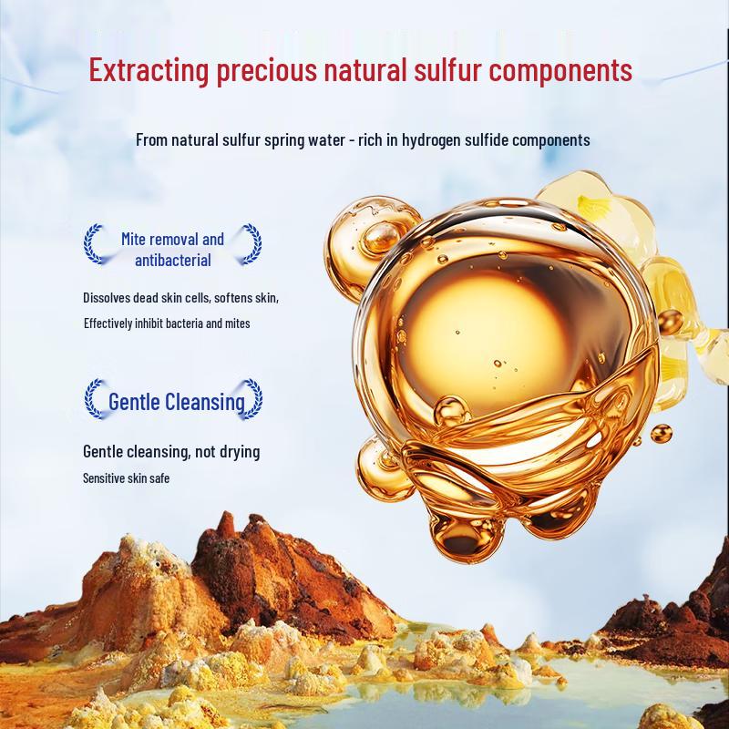 Miyamoto Musashi Sulfur Anti-Mite Shower Gel