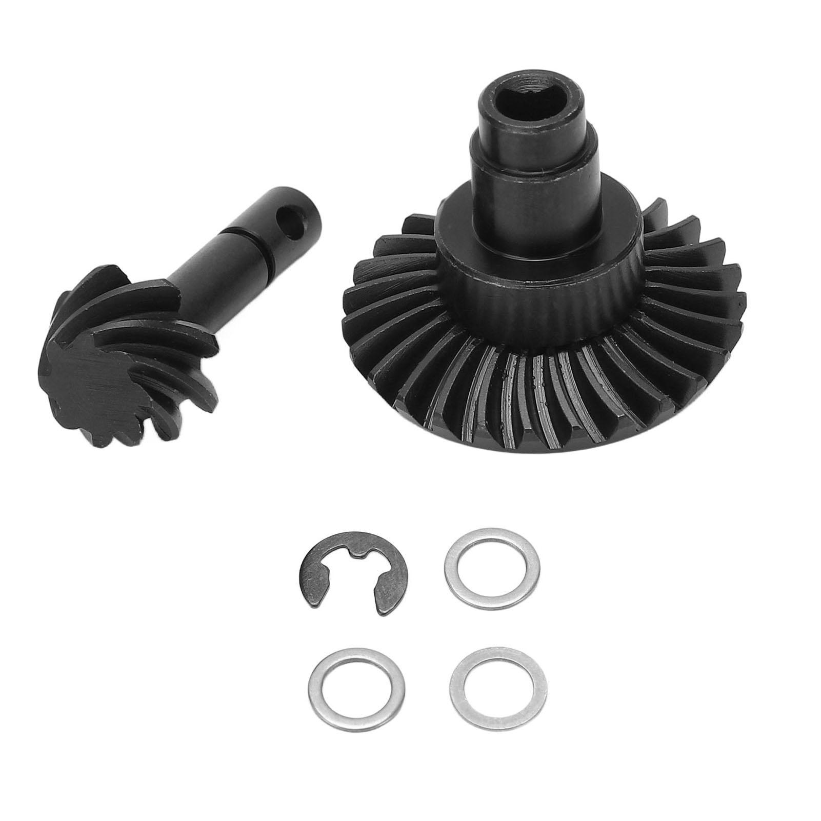 

8T 27T Конічна шестерня з косозубим зачепленням з прокладкою Сталевий набір шестерень для Axial SCX10 II III 90046 110 RC Автомобіля