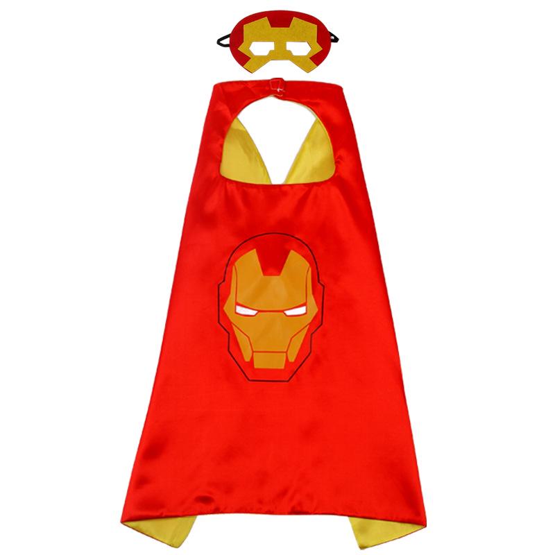 June 1 Kids' Hero Anime Cape: Cartoon Superman, Captain America, Hulk Costume