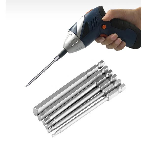 100mm 8pcs Hex Head Allen Wrench Drill Bits Set SAE Metric Allen Electric Hexagonal Bit Screwdriver Socket Bit Power Tool Parts