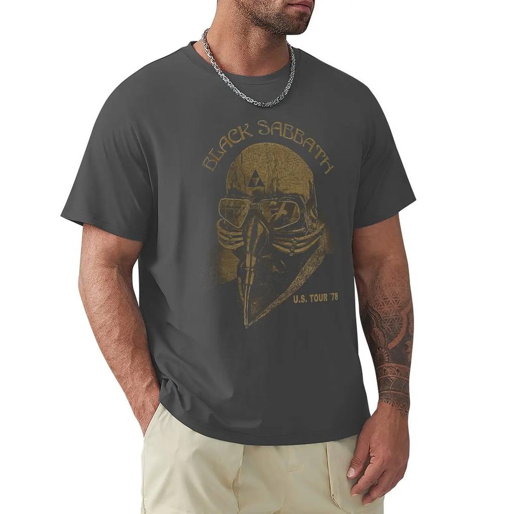 Black Sabbathe Rock Band Short Sleeve US Tour T Shirt Men Women Cotton Summer Brand Tee Top Gift Streetwear Fashion High Quality
