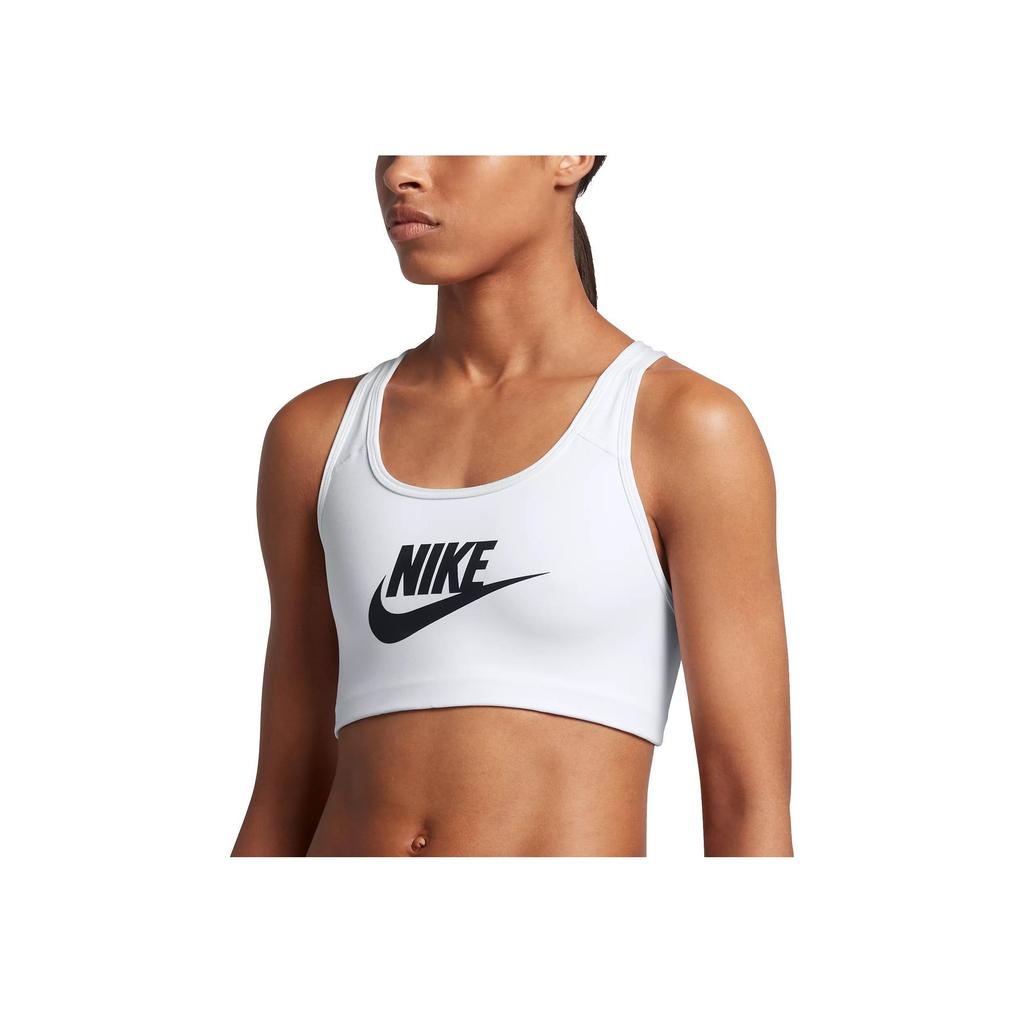 Nike Letter Logo Print Short Slim Fit Sports Vest Women Tops White 899370-100