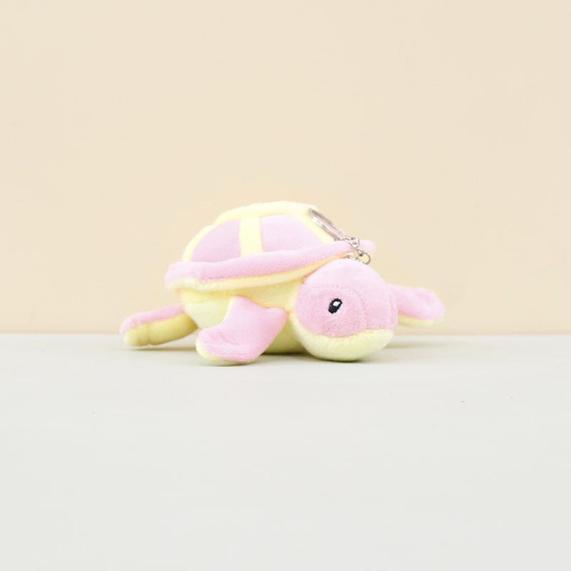 

And Green Playful Pink Plush Turtle Keychain Cuddly Cartoon Toy For Children Pink Turtle