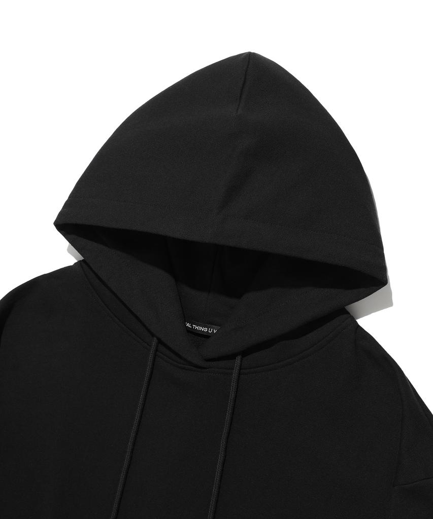 Oversized Logo Hoodie Black