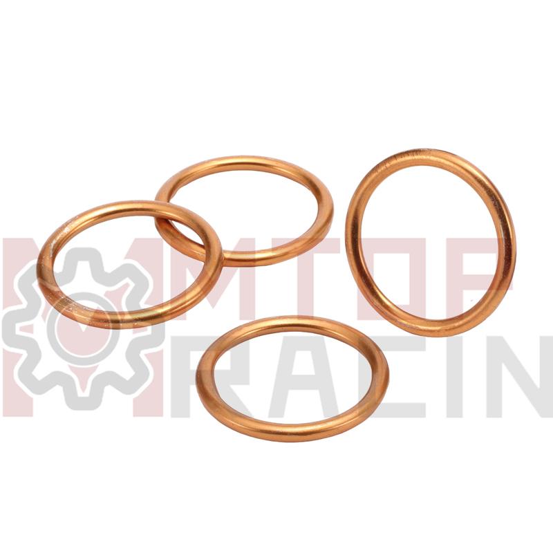 18291-MM5-860 Exhaust Tube Pipe Gasket Set for Honda NT650 NTV600 NTV650 NV400 NV600 NV750 NX250 VFR1200 VT600 XL650 XRV750
