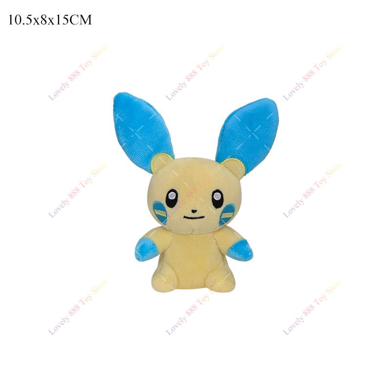 Wooper Plush Toys Cute Anime Plushie Scizor Nidoran Mimikyu Lapras Garchomp Litten Bidoof Ho-Oh Stuffed Kids Xmas Dolls