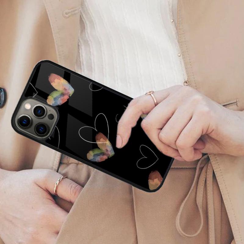 

Cute Heart Magnetic Phone Case For APPLE iPhone 17 Air 16 14 13 12 Pro Max 15 Plus Wireless Charge With MagSafe Cover iPhone 13mini