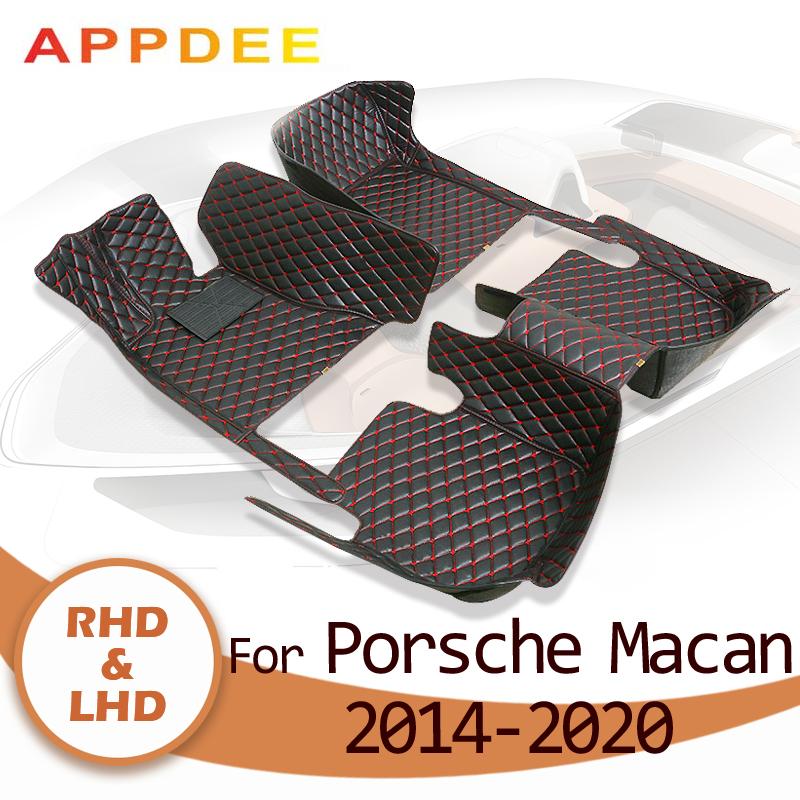 

APPDEE Автомобильные коврики для Porsche Macan 2014 2015 2016 2017 2018 Пользовательские автомобильные коврики для ног