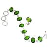 Peridot Quartz Gemstone Women's Unisex Jewelry Bracelets & Rings 7-8''