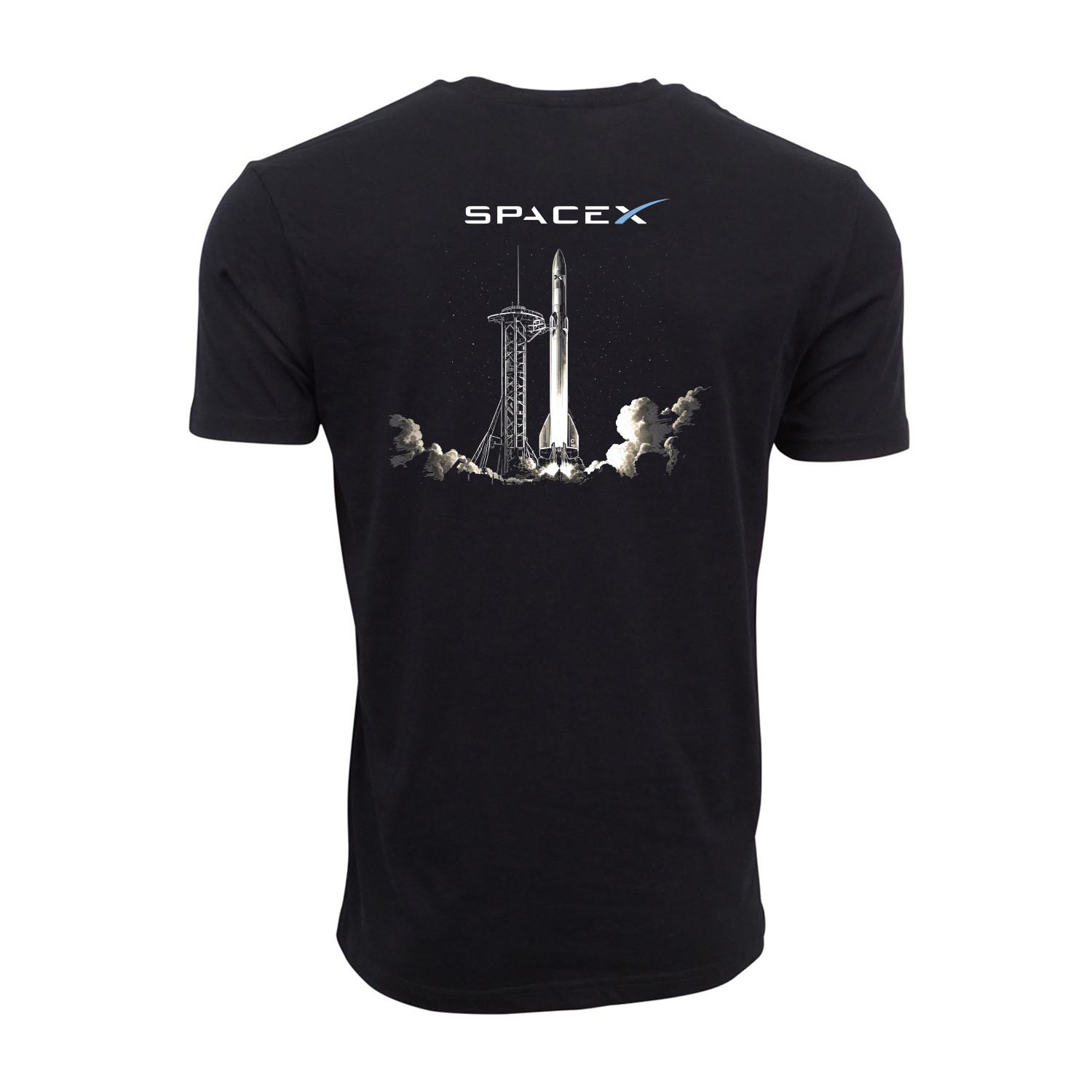 Space X Launch Station Graphic T shirt XXXXL