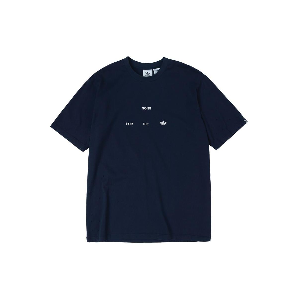Футболка унисекс Adidas Originals Sftm Joint Series Темно-синяя HT1981 XXS