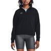 Under Armour Solid Color Logo Half-Zip Jacket Women Tops Black 1379492-001