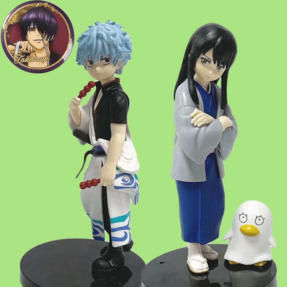 14CM Anime Gintama Figure Katsura Kotarou Stand Animation Model Toys Gifts Collection Decoration Ornaments PVC