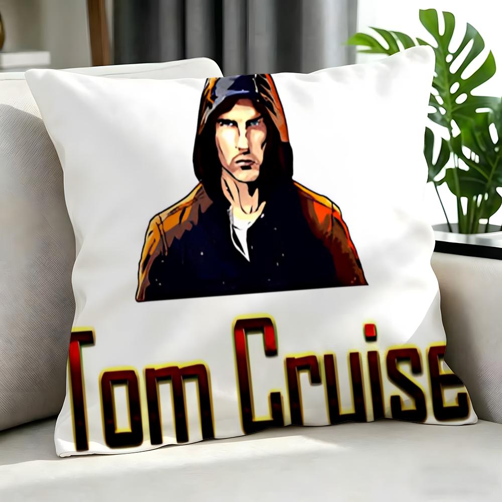 movie - Tom Cruise Cushion Cover Cushion Cover Set 4Pcs 50x50 45x45 40x40 Pillowcase Decorative Sofa Home Decor