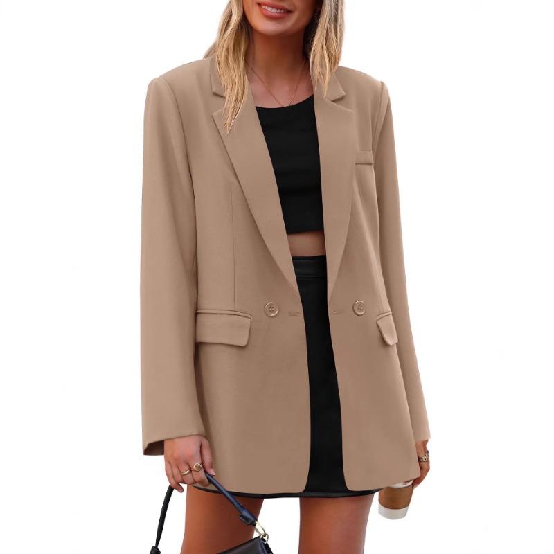 Women S Casual Loose Fit Blazer Commute Versatile Outerwear