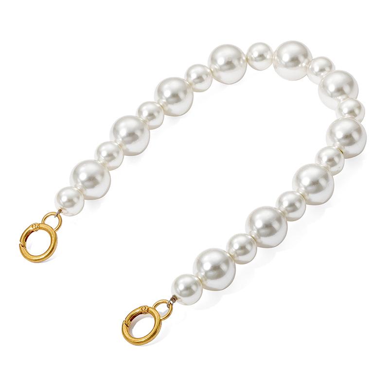

Pearl Handle Frog Underarm Bag with Gold Decorative Chain - SP-57 DIY Accessories