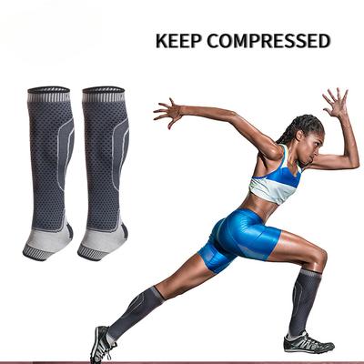 Athletic Ankle Calf Compression Sleeves Toeless Socks for Men Women Circulation Calf Support Leg Compression Socks