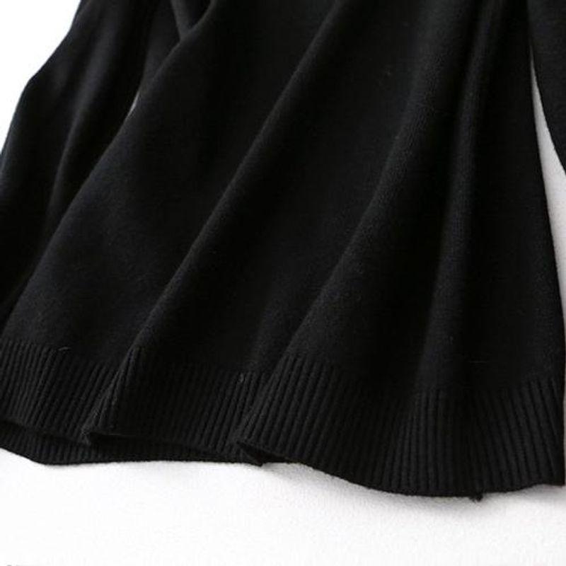 Export Export No Pilling Thick Turtleneck Sweater Women's Soft Pendant Fall and Winter Hip Knitwear Bottoming Shirt