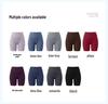 Women's High-Waisted Double-Sided Nylon Yoga Shorts with Tummy Control and Peach-Lift