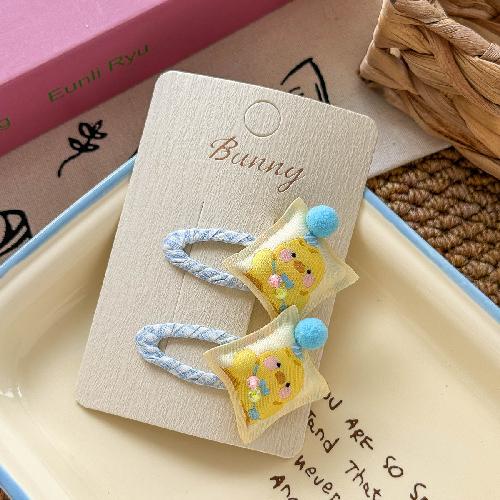 Summer Sequined Bow Flower Hairpin Sweet Children's Hair Accessories Do Not Hurt The Hair Side Bangs Hairpin Headdress Bb Clip
