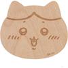 Chikawa Official Licensed Mug Set with Wooden Coaster 300ml Microwave and Dishwasher Safe Beige