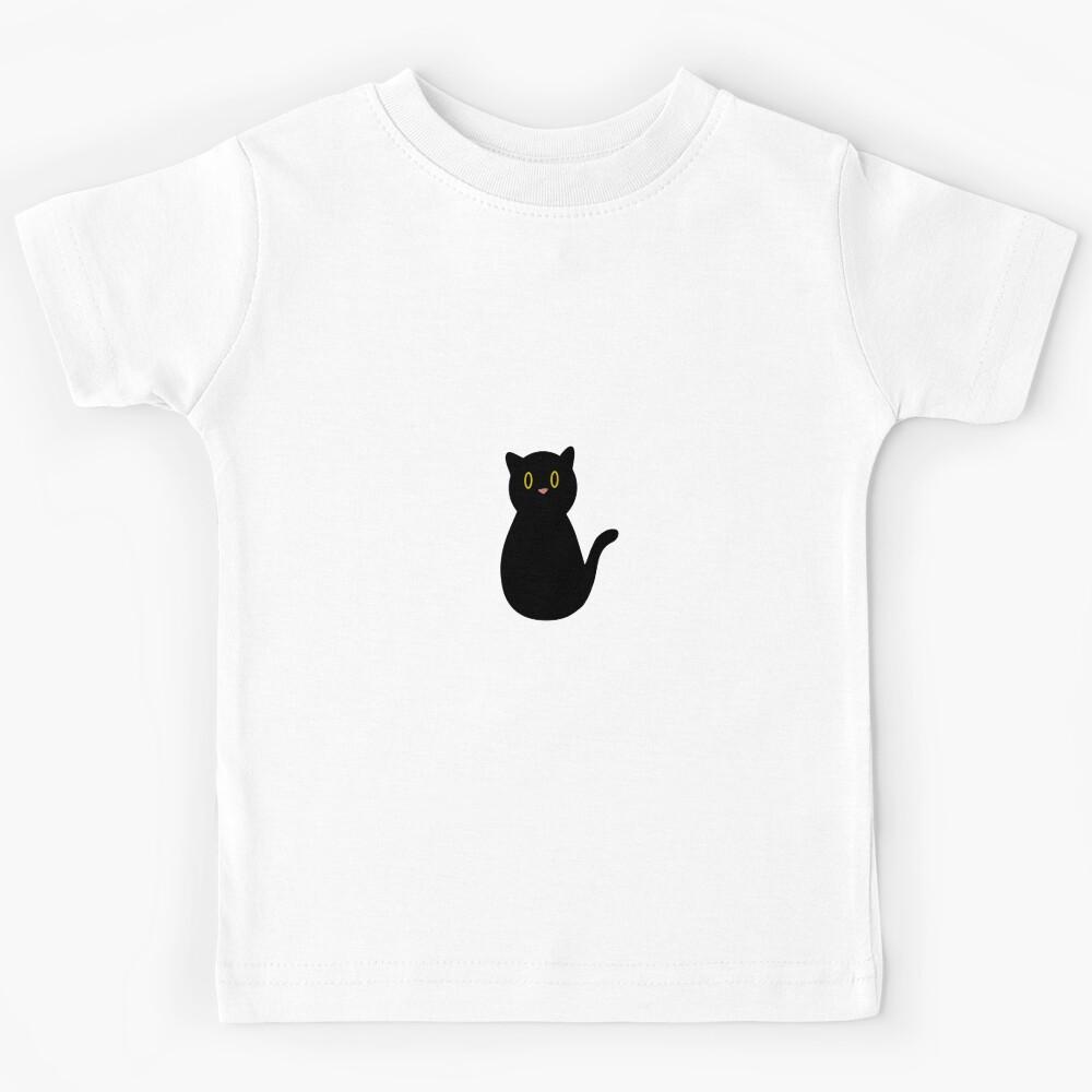 Black Cat Kids T-Shirt 130
