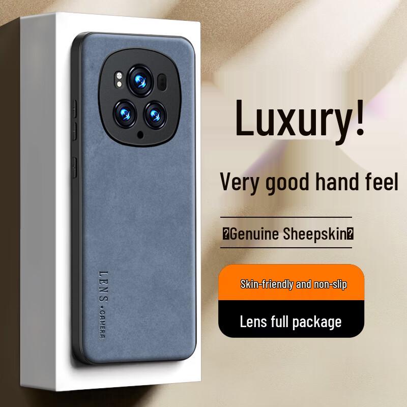 

Shiyong Leather Texture Full-Protection Phone Case for HONOR Magic Series Magic 6 Pro