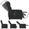 Lift-Up Massage Chair, Electric, Reclining, Black