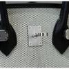 Canvas Swift Leder Tasche Kontrastfarbe 25CM