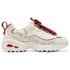 Skechers 1.0 Scarpe Busta Rossa Tessuto Decorazione Rossa Anno del Coniglio CNY Edizione Limitata Scarpe da Ginnastica Basse Scarpe da Papà Sneaker Donna Beige 800008-WRD