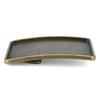 Hipsters Simple Metal Belt Buckle Western Blank Buckle for Ethnic Trendy Jeans DIY Accessories Replacement Metal